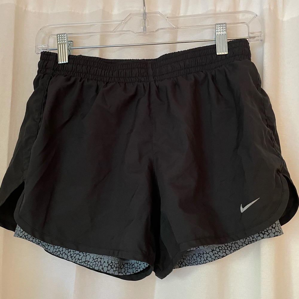 Nike shorts with printed liner